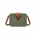 CARTERA DE TEJIDO VERDE