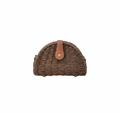 CARTERA DE TEJIDO MARRON