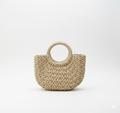 CARTERA DE TEJIDO BEIGE
