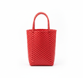CARTERA DE TEJIDO ROJO