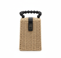 CARTERA DE TEJIDO AMARILLLO