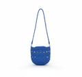 CARTERA DE TEJIDO AZUL