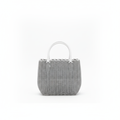 CARTERA DE TEJIDO GRIS