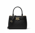 CARTERA DE PLASTICO NEGRO OSCURA
