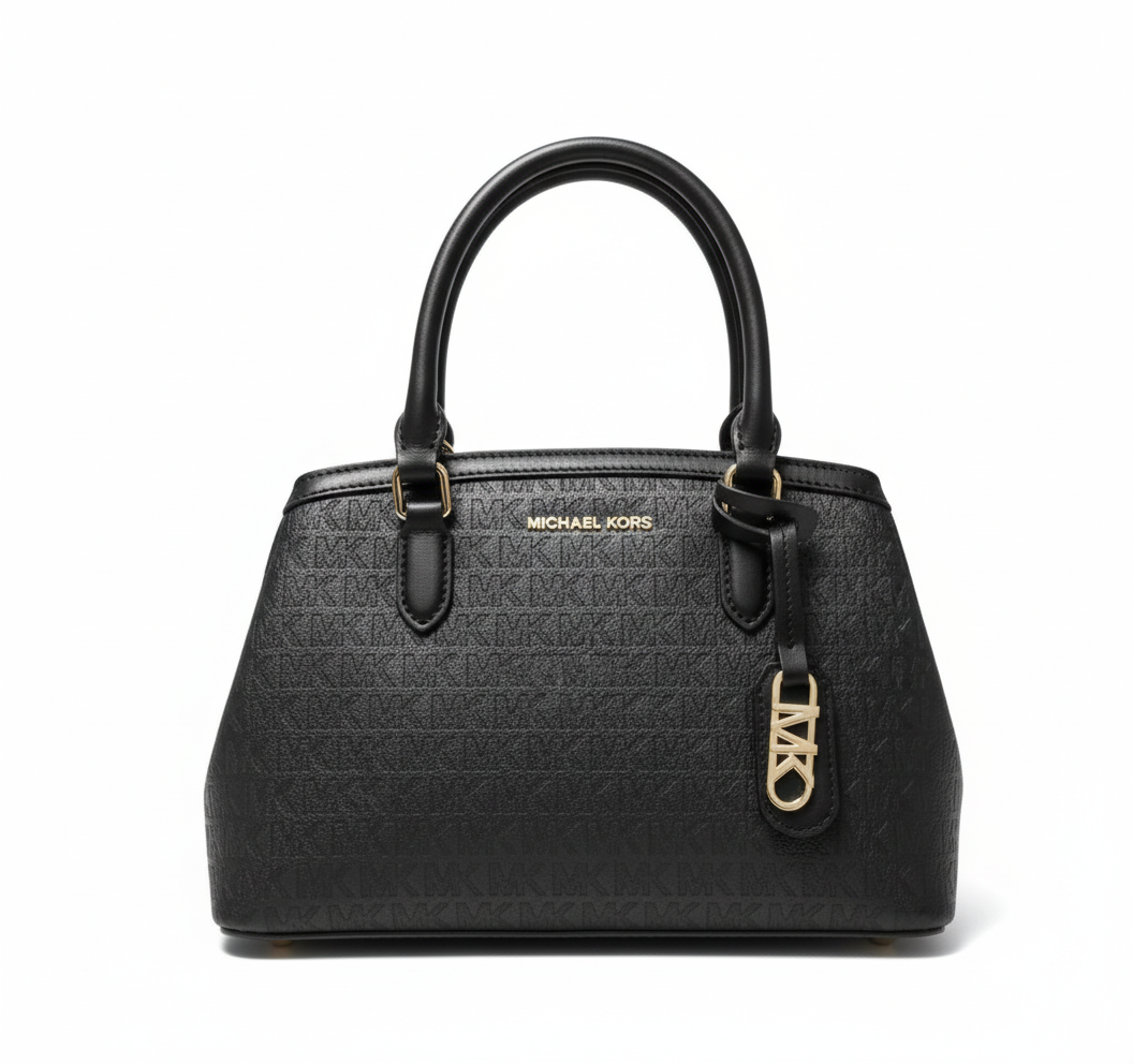 CARTERA DE PLASTICO NEGRO CON GRIS