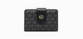 CARTERA DE PLASTICO GRIS CON NEGRO