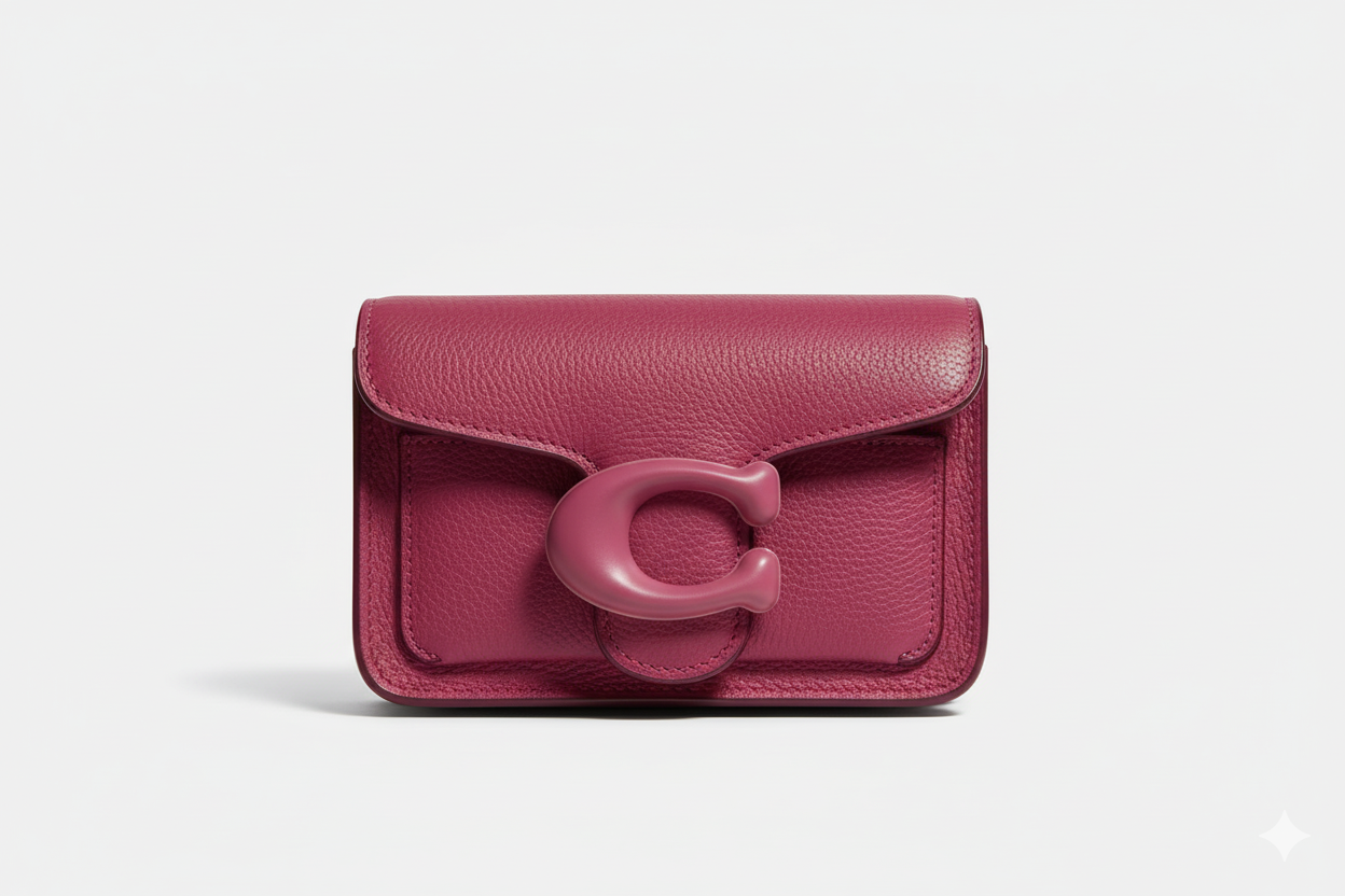 CARTERA DE PLASTICO ROSADO
