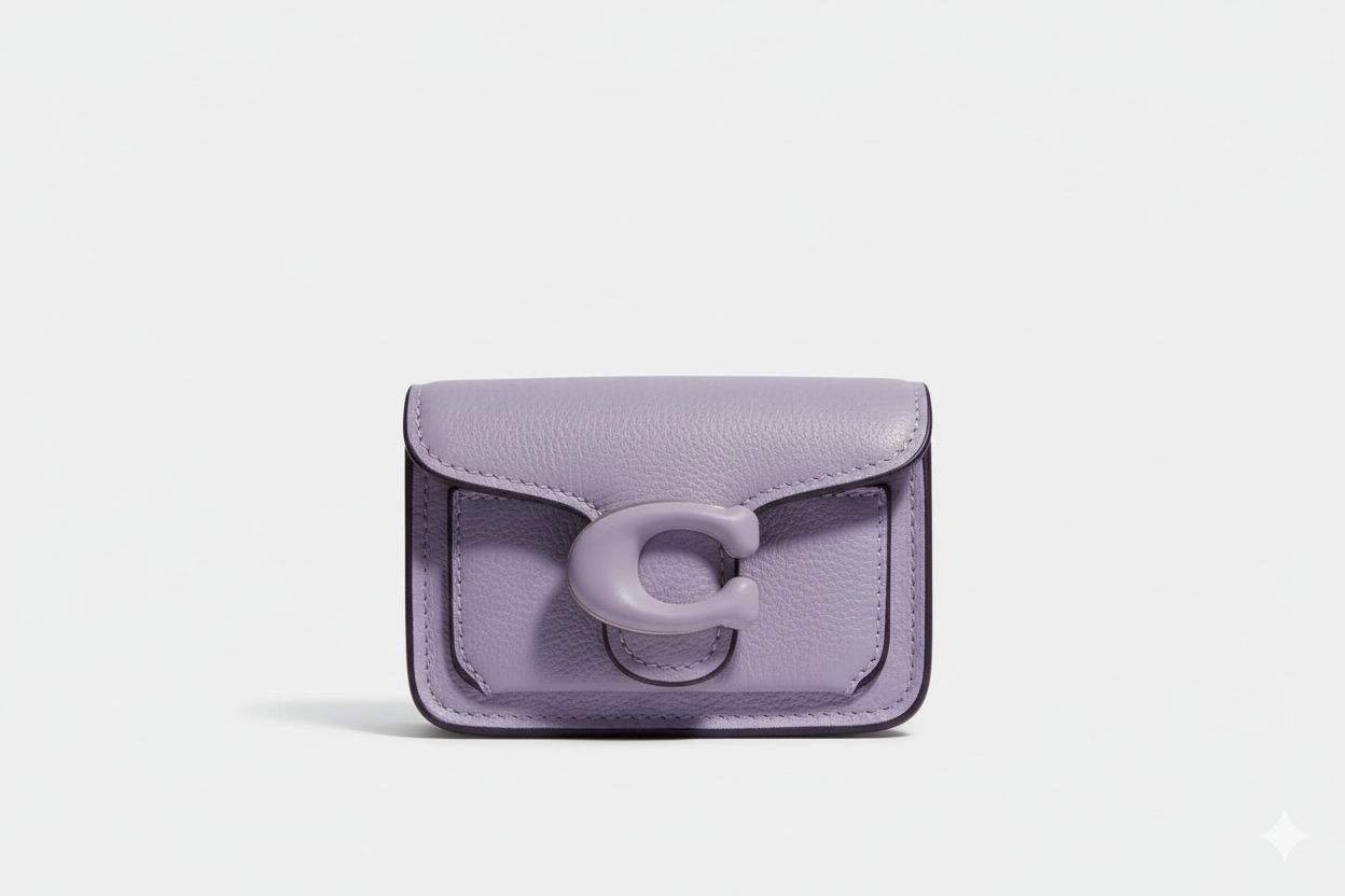 CARTERA DE PLASTICO MORADO