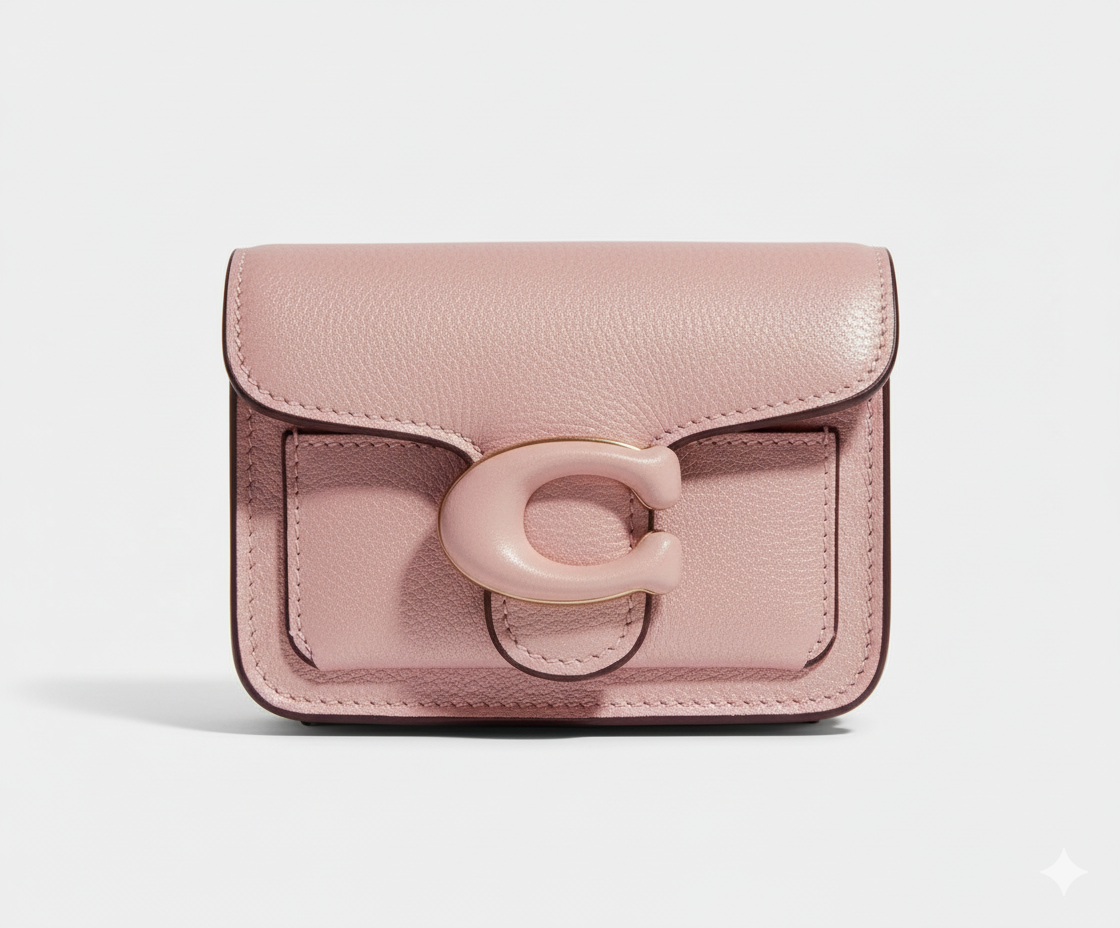 CARTERA DE PLASTICO ROSADO CLARO