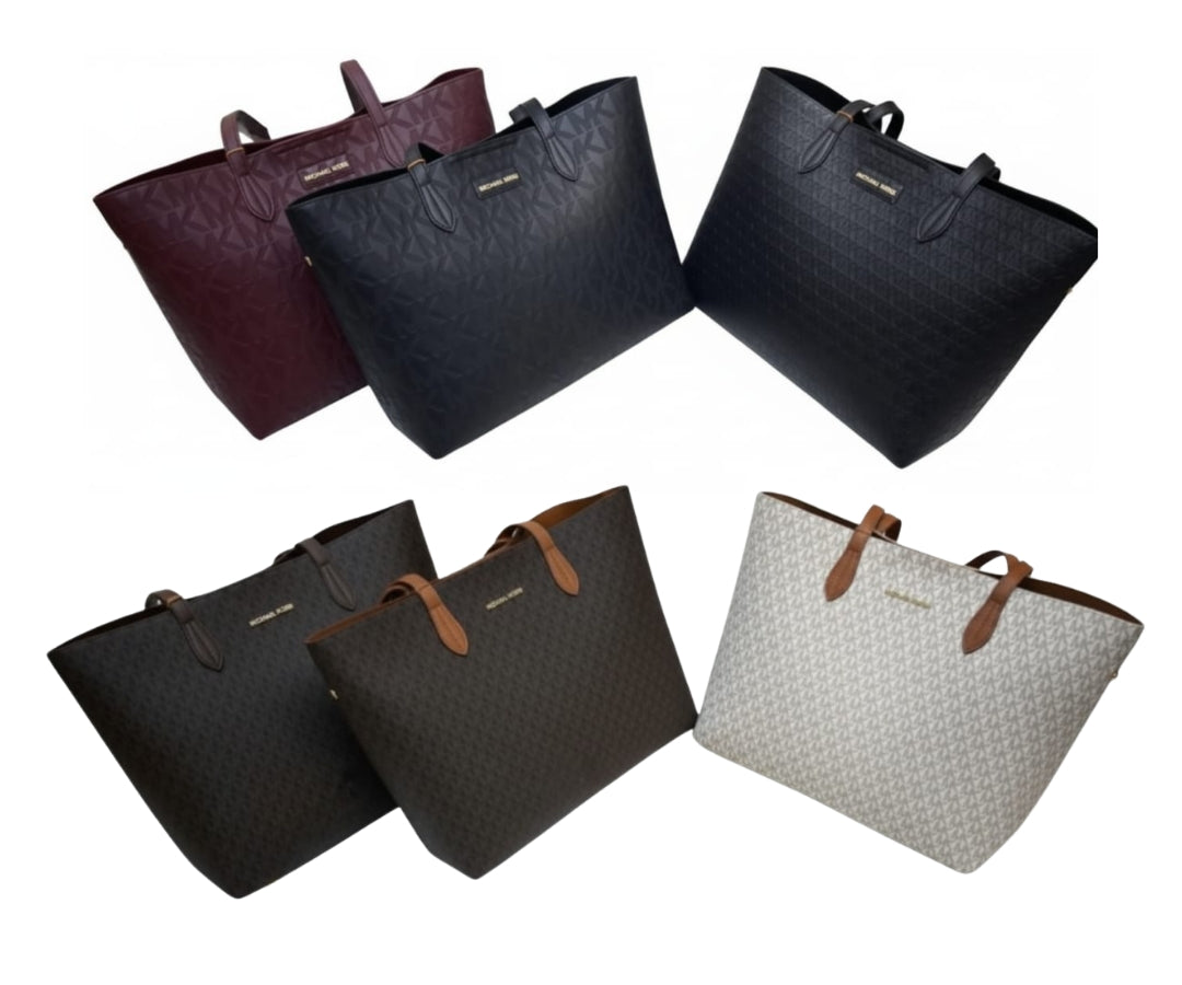 CARTERA TOTE MICHAEL KORS CON MONOGRAMA Y PLACA