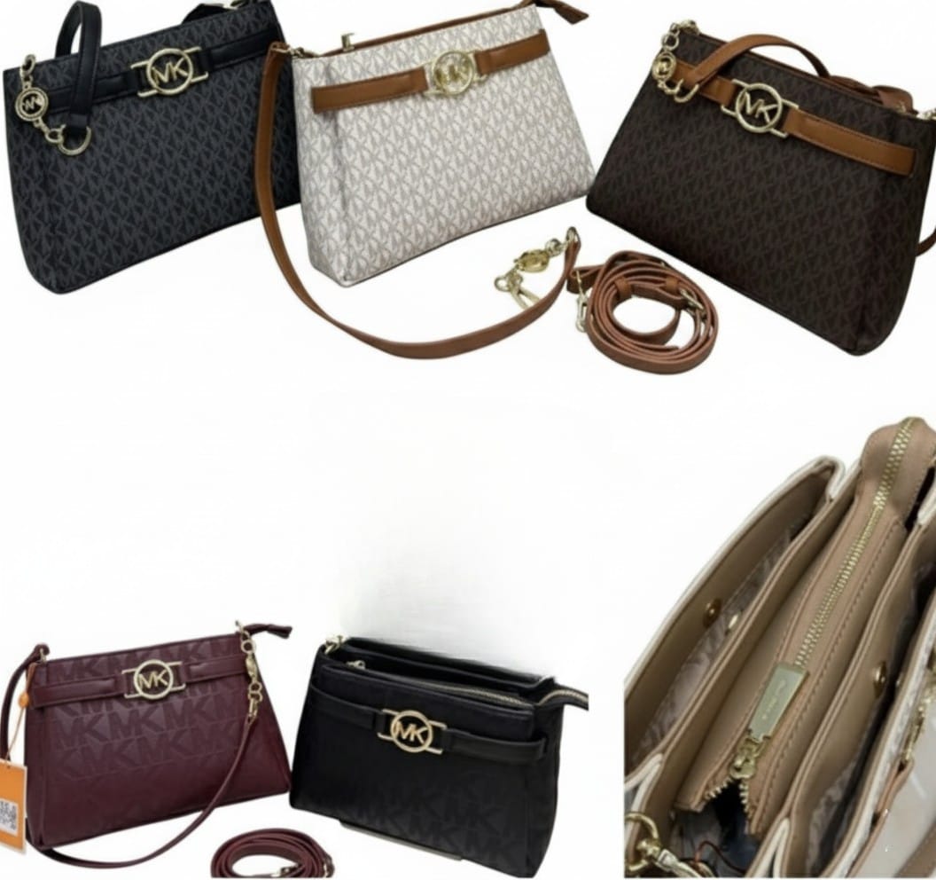 CARTERA BANDOLERA MICHAEL KORS ESTAMPADO CON LOGOTIPO