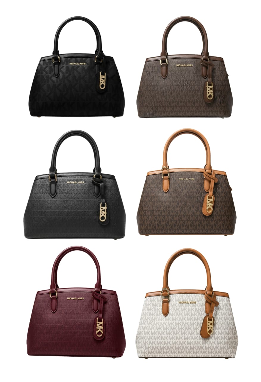 CARTERA DE MANO SATCHEL MICHAEL KORS CON LOGOTIPO