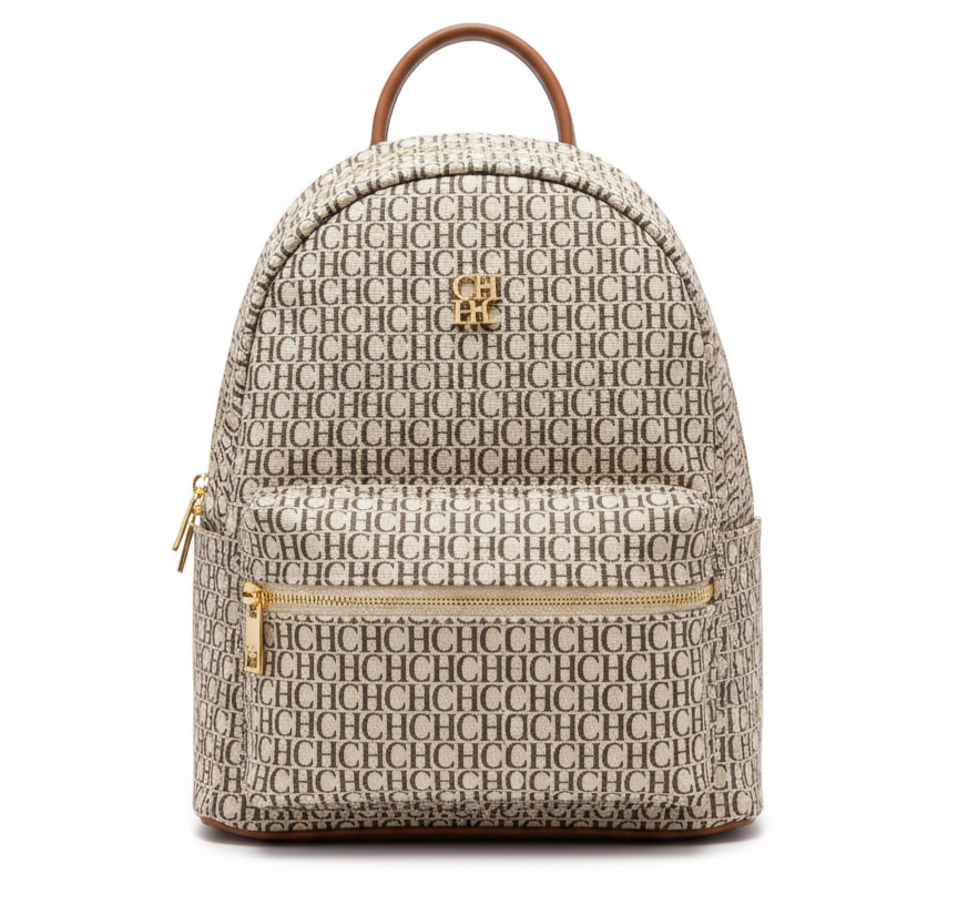 BOLSO DE PLASTICO BEIGE