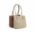 CARTERA TOTE DE TEJIDO DE MANO